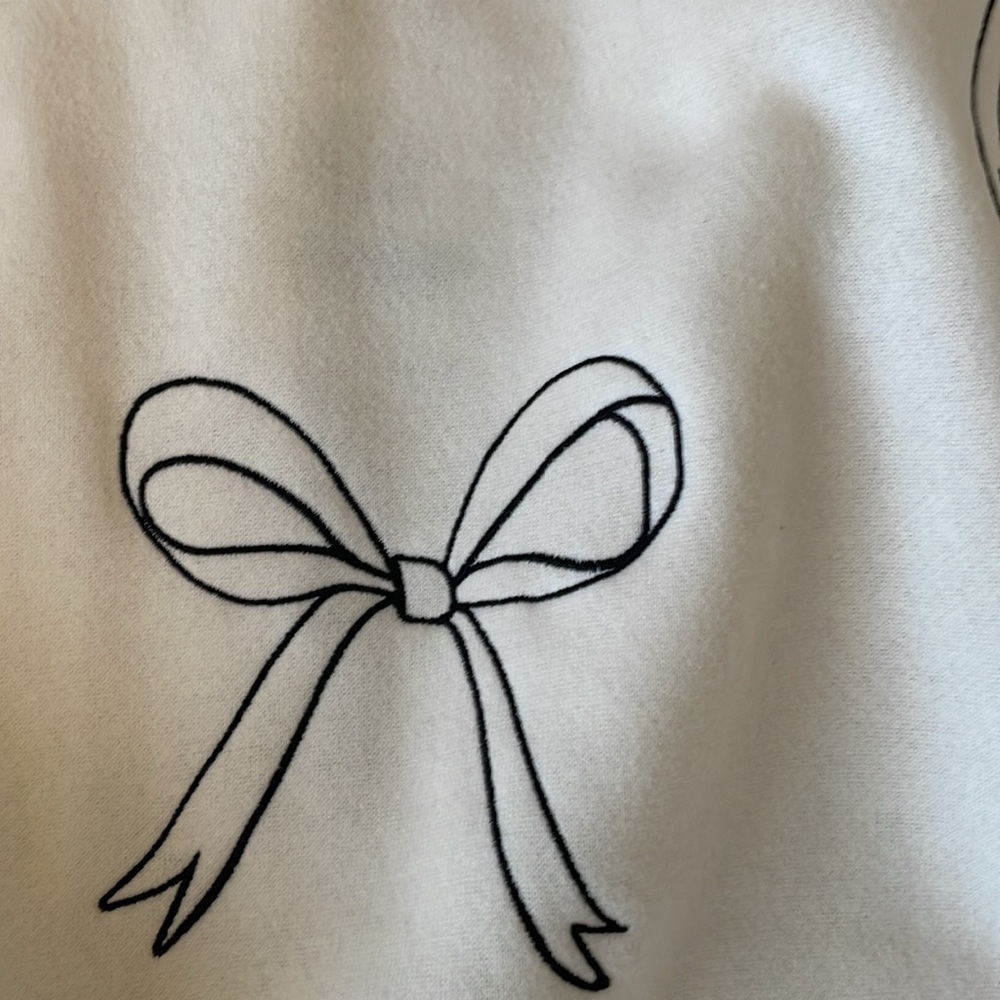 classic black and white Bow top - Picture 4 of 4
